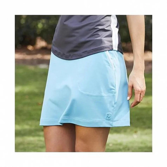 Footjoy Pocket Trim Knit Skort in Aqua - Size Medium - Picture 1 of 7